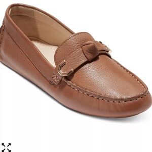 Cole Haan Women's Evelyn Bow Driver Loafers size 10 | Brown